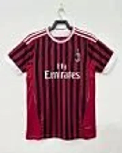 ADIDAS AC Milan Red Football Jersey: Quick-Dry & Breathable