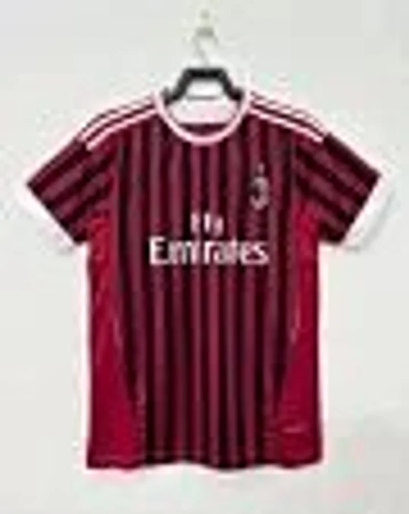 ADIDAS AC Milan Red Football Jersey: Quick-Dry & Breathable