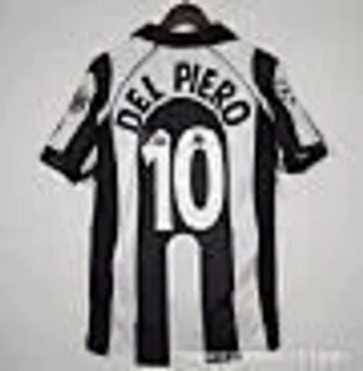 Adidas Classic 10 Football Jersey - Black & White Stripe