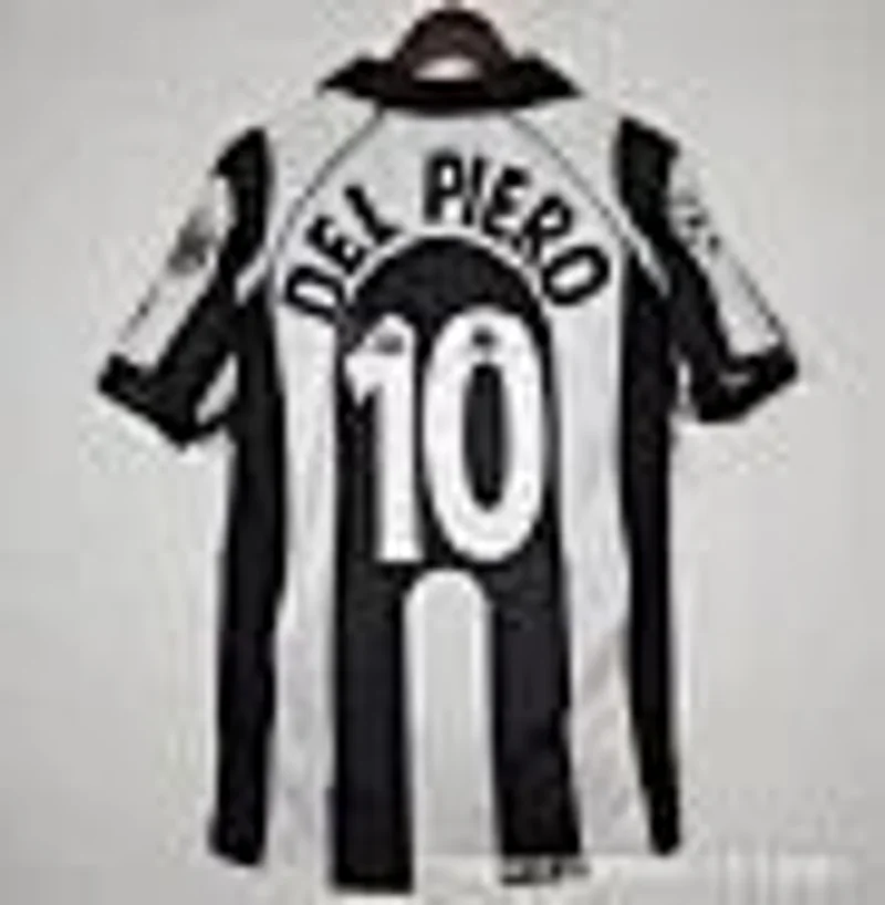 Adidas Classic 10 Football Jersey - Black & White Stripe