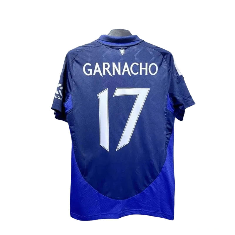 Adidas Garnacho 17 Blue Quick-Dry Soccer Jersey