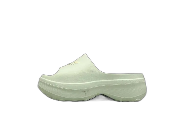 Adidas Unisex Green Cushioned Slides | Sporty Casual Comfort