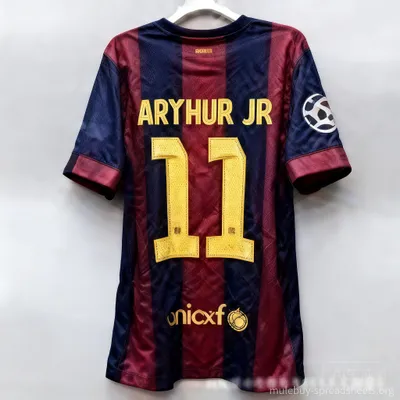 Adidas Red Blue Soccer Jersey - Quick-Dry, Team Crest, Player Number