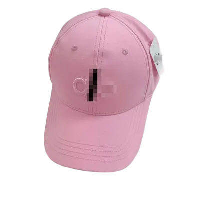 ALO Pink Cotton Baseball Cap: Unisex Sun Hat, Fashion Logo Embroidery