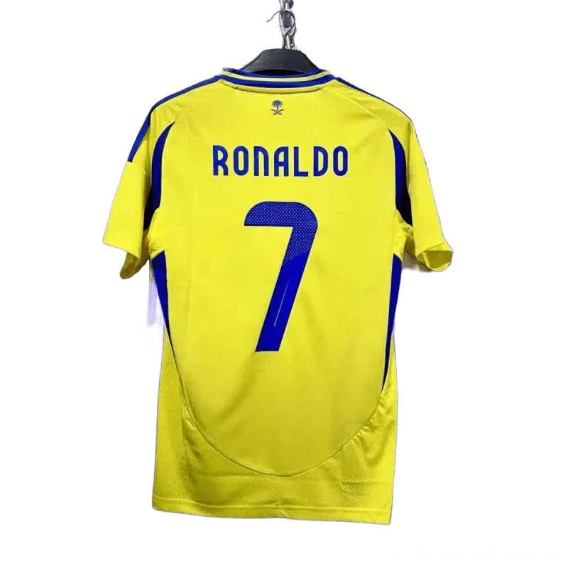 BAL RONALDO 7 Yellow Soccer Jersey - Moisture Wicking, Unisex