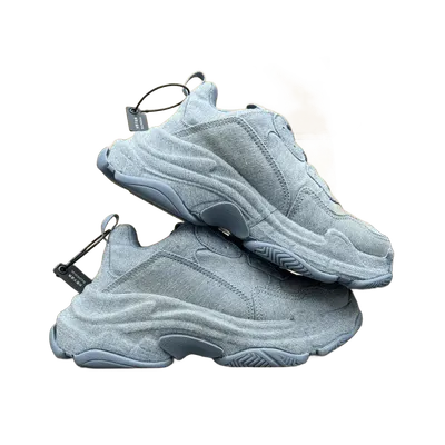 Balenciaga 90s Grey Fabric Chunky Sneakers Unisex