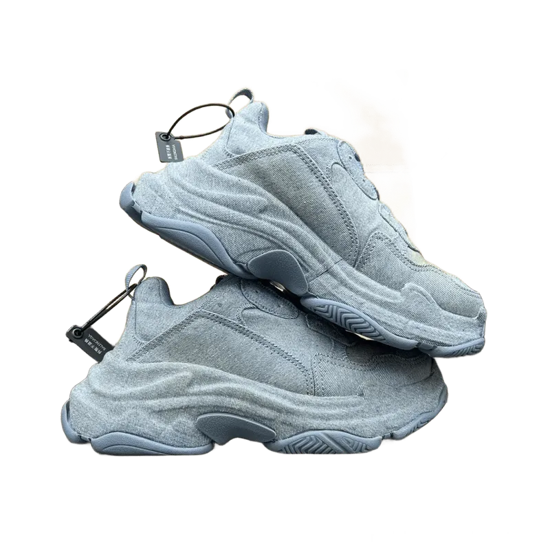 Balenciaga 90s Grey Fabric Chunky Sneakers Unisex