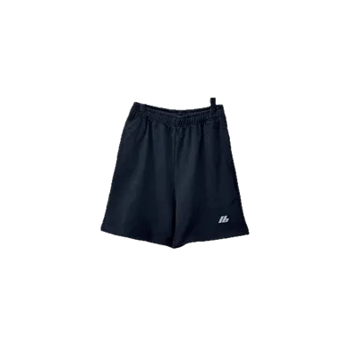 Balenciaga Black Cotton Shorts Unisex Summer Casual