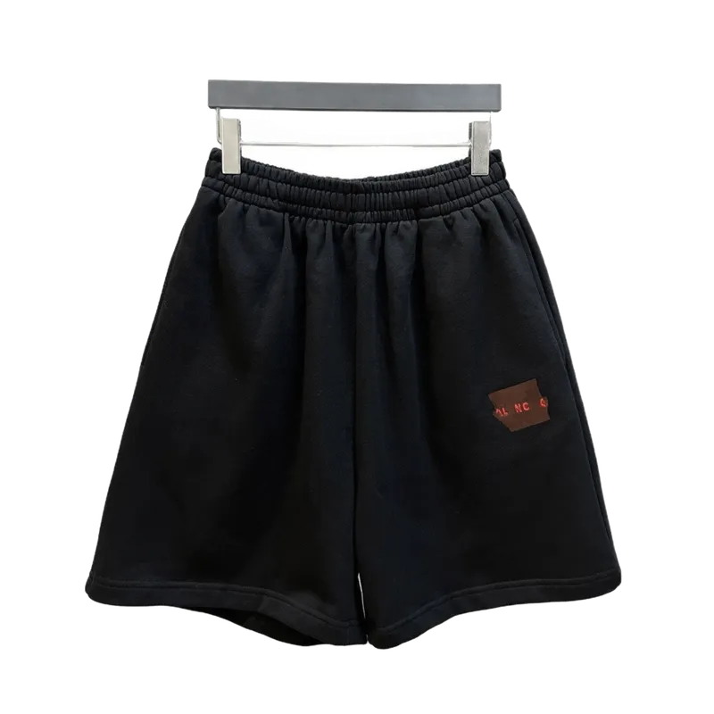 BALENCIAGA Black Cotton Shorts | Unisex Streetwear Casual
