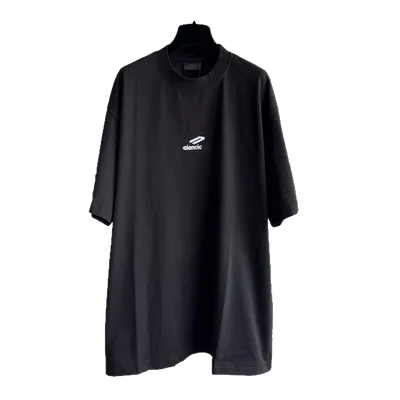 Balenciaga Black Unisex Cotton Essential T-Shirt