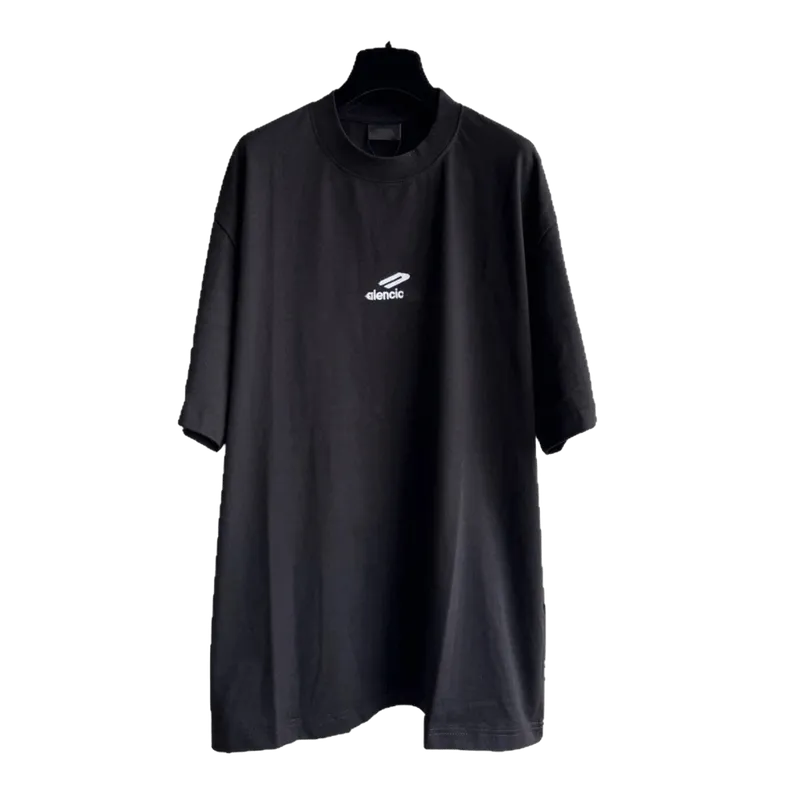 Balenciaga Black Unisex Cotton Essential T-Shirt