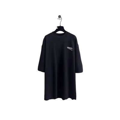 Balenciaga Black Cotton T-Shirt: Unisex Essential