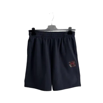 Balenciaga Black Elastic Shorts | Unisex Streetwear