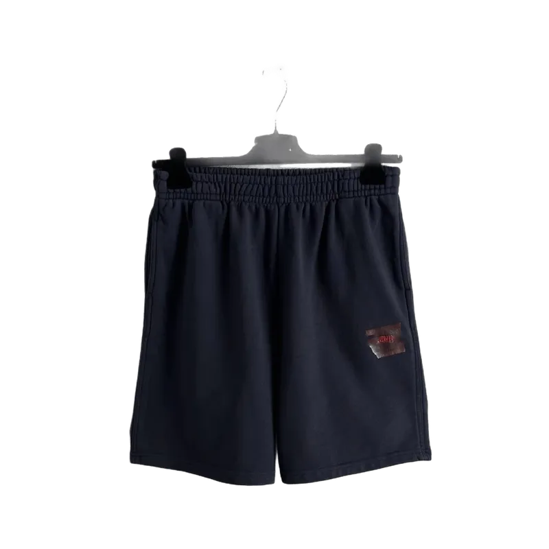 Balenciaga Black Elastic Shorts | Unisex Streetwear