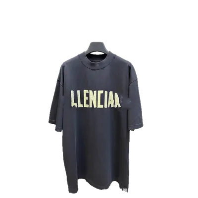 Balenciaga Black Logo T-Shirt | Unisex Streetwear Cotton Tee