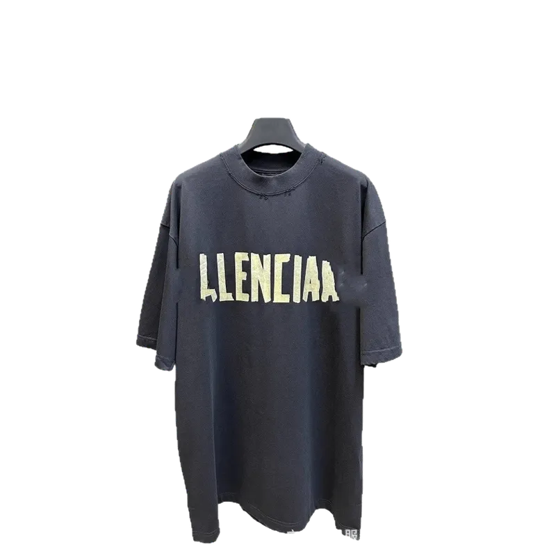Balenciaga Black Logo T-Shirt | Unisex Streetwear Cotton Tee