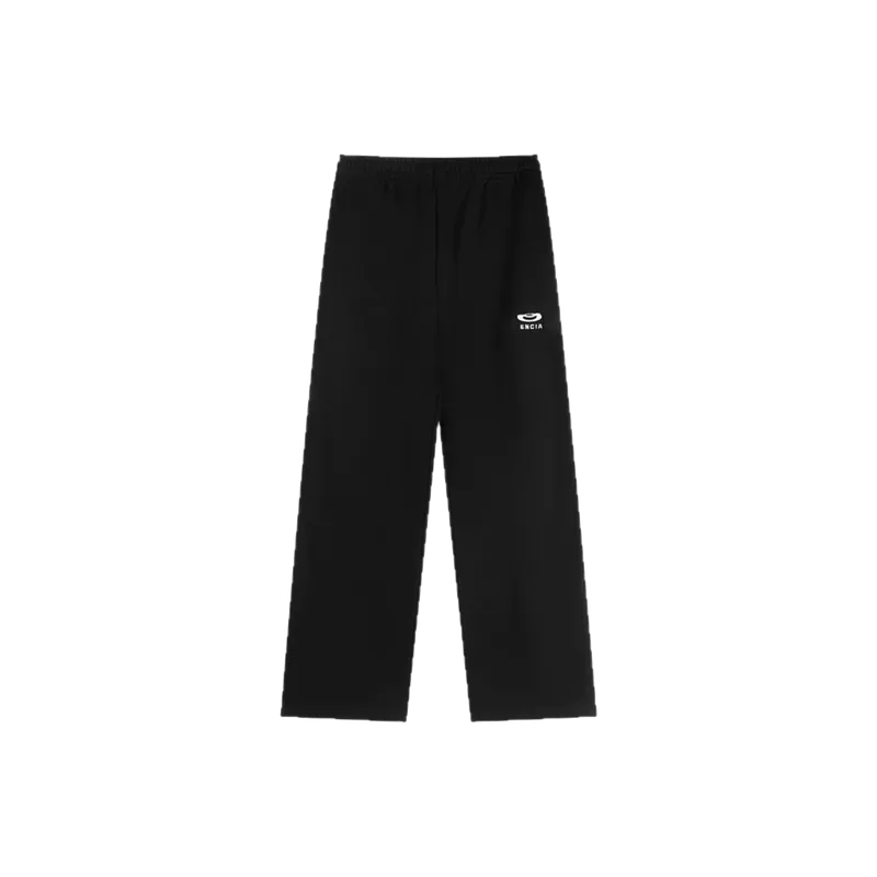 Balenciaga Black Unisex Casual Pants Soft Minimalist