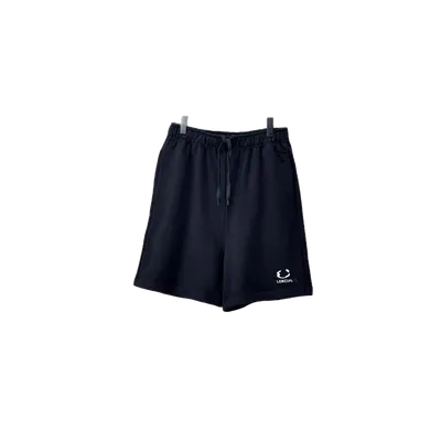 Balenciaga Black Unisex Shorts: Premium Streetwear Casual Pants
