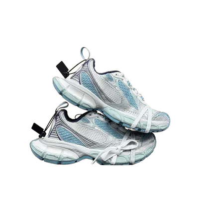 Balenciaga Blue White Chunky Sneakers Unisex Mesh