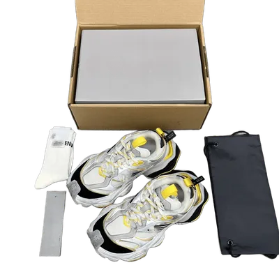 Balenciaga Chunky Sneakers Grey White Yellow Retro Unisex