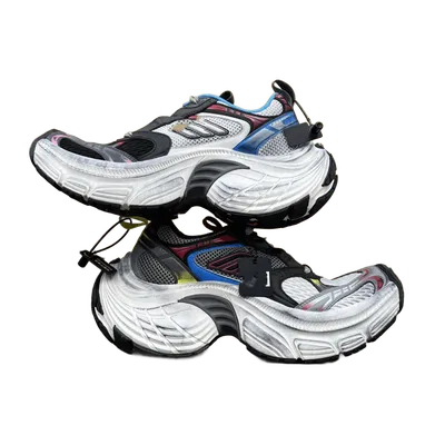 Balenciaga Chunky Sneakers Unisex Mesh Leather Thick Sole Shoes