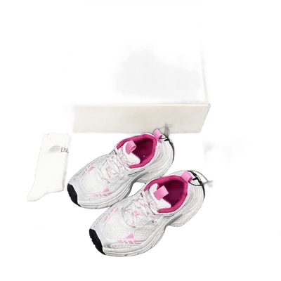 Balenciaga Chunky Sneakers White Pink Unisex Thick Sole Shoes