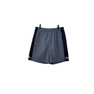 Balenciaga Grey Two-Tone Logo Shorts Unisex