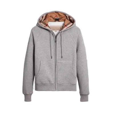 Balenciaga Light Grey Hoodie: Unisex Cotton Pullover, Classic