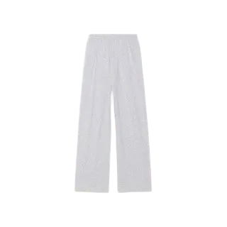 Balenciaga Light Grey Straight-Leg Pants Unisex Casual