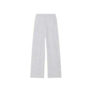 Balenciaga Light Grey Straight-Leg Pants Unisex Casual