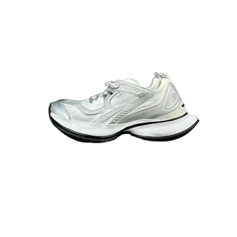 Balenciaga Silver Mesh Sneakers: Unisex Streetwear Shoes