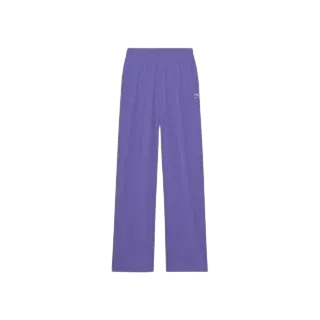 Balenciaga Purple Unisex Casual Pants | Minimalist Design