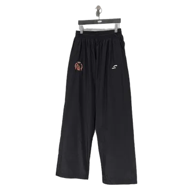 Balenciaga Black Totem Cotton Pants Unisex Casual