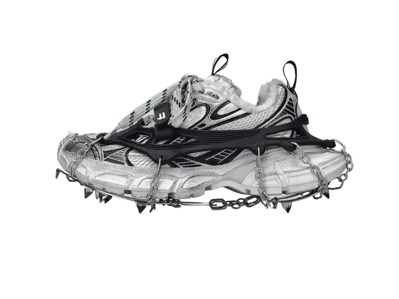 Balenciaga Track Silver Black Mesh Sneakers Unisex