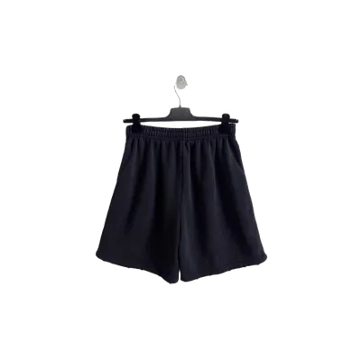 Balenciaga Unisex Black Shorts: Soft Summer Casual