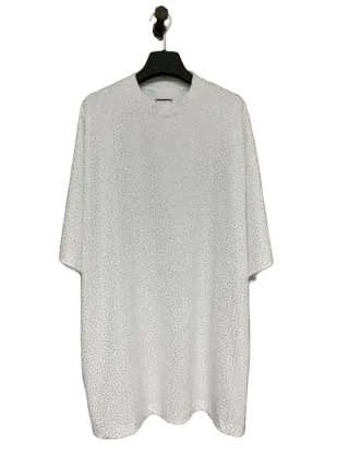 Balenciaga White Cotton Crewneck Tee: Unisex Essential