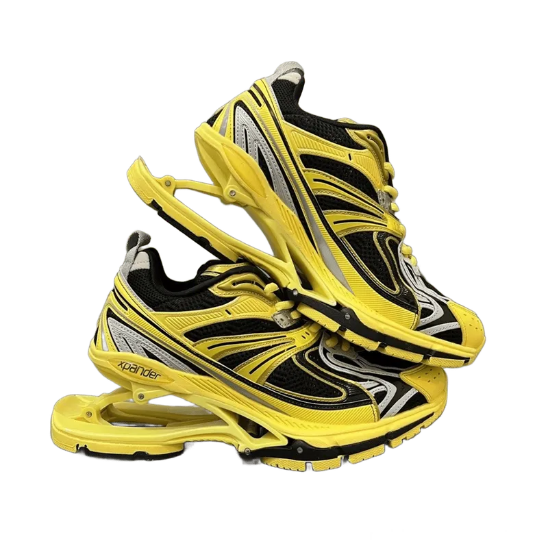 Balenciaga Yellow Black Mesh Unisex Sneakers