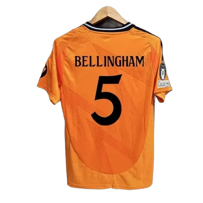 Bellingham 5 Orange Football Jersey - Unisex Breathable
