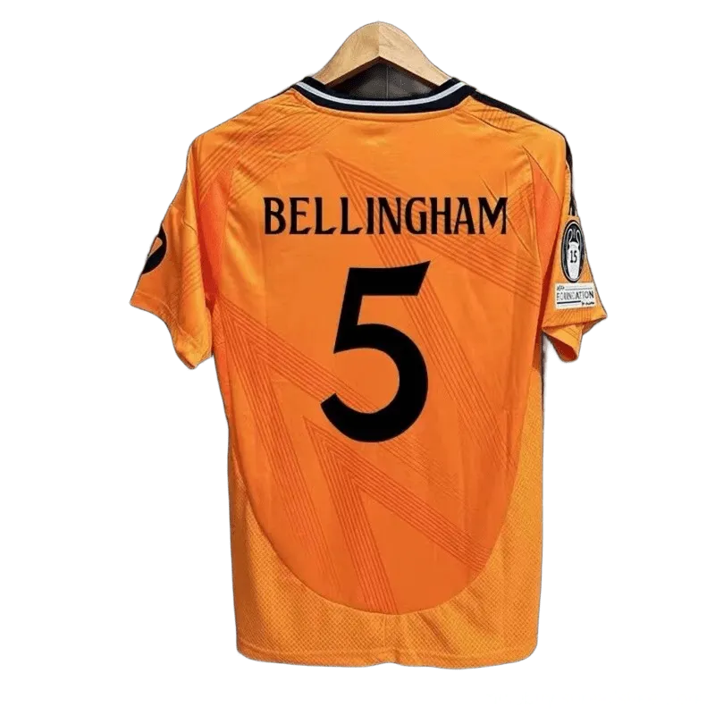 Bellingham 5 Orange Football Jersey - Unisex Breathable