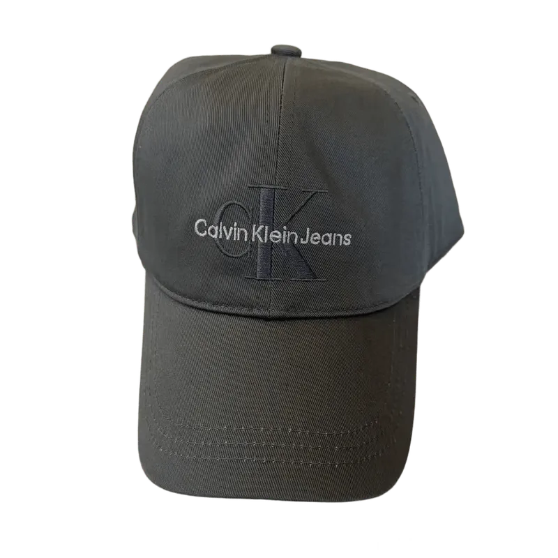 Calvin Klein Black Cotton Baseball Cap | Unisex CK Hat