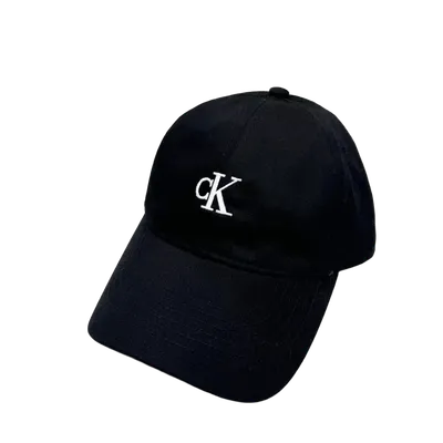 Calvin Klein Black Cotton Unisex Baseball Cap | CK Logo