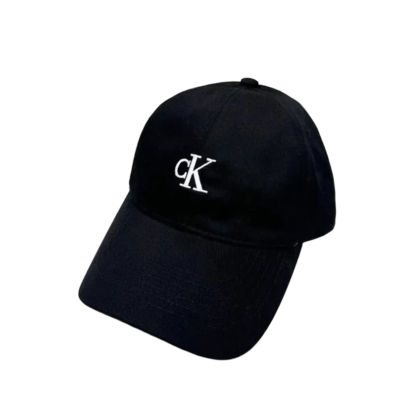Calvin Klein Black Cotton Unisex Baseball Cap | CK Logo