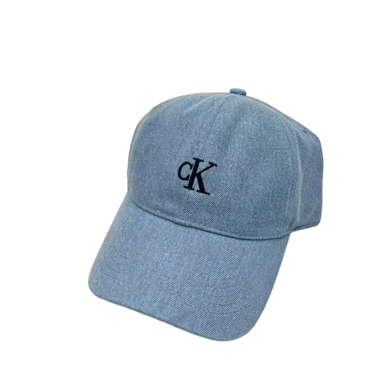 Calvin Klein Unisex Light Blue Cotton Baseball Cap CK Logo