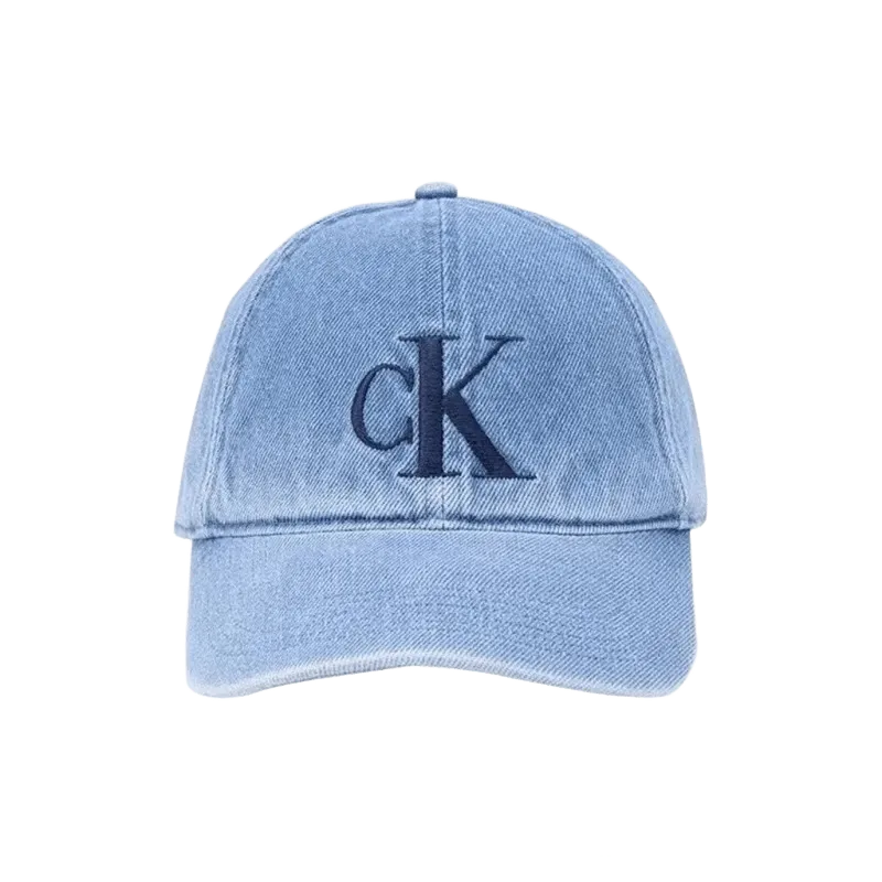 Calvin Klein Unisex Light Blue Denim Baseball Cap
