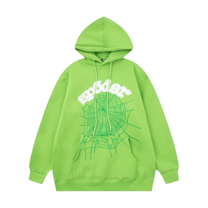 Denim Tears Green Hoodie: Retro Cotton Streetwear