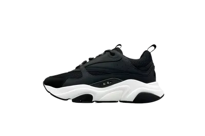 Dior B27 Black Leather Sneakers: Unisex Luxury Fashion