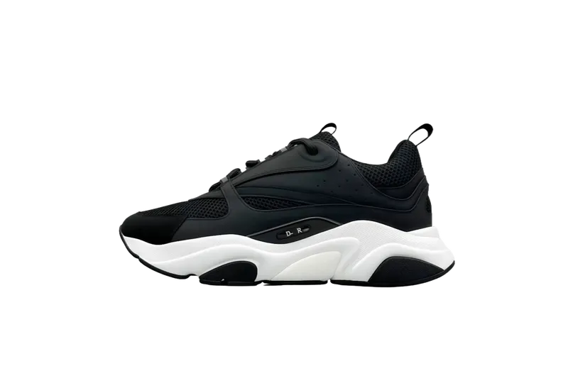 Dior B27 Black Leather Sneakers: Unisex Luxury Fashion