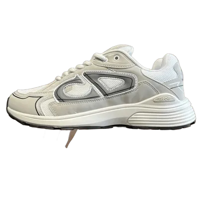 Dior B27 Grey White Sneakers Unisex Comfort