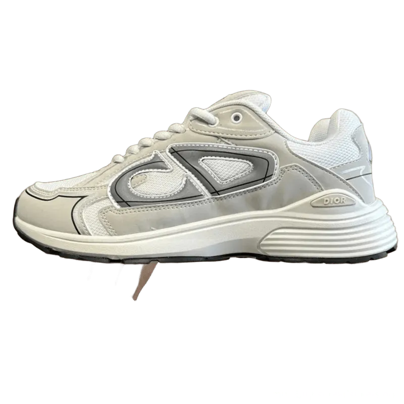 Dior B27 Grey White Sneakers Unisex Comfort
