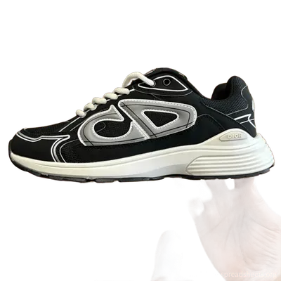 Dior Black Leather Sneakers | Unisex Fashion